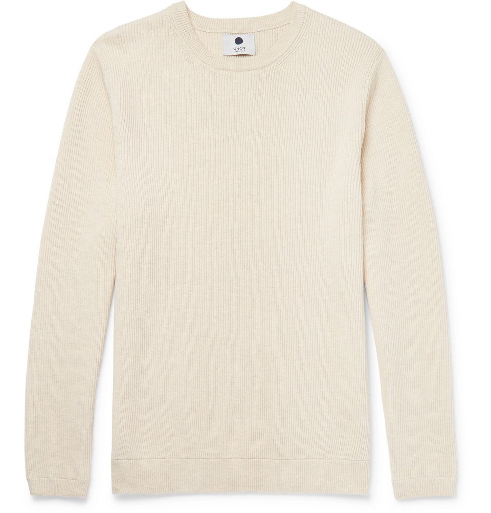 Ribbed cotton sweater Clearance