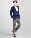 Brooks Brothers Men's Milano Slim-Fit Hopsack Sport Coat | Blue