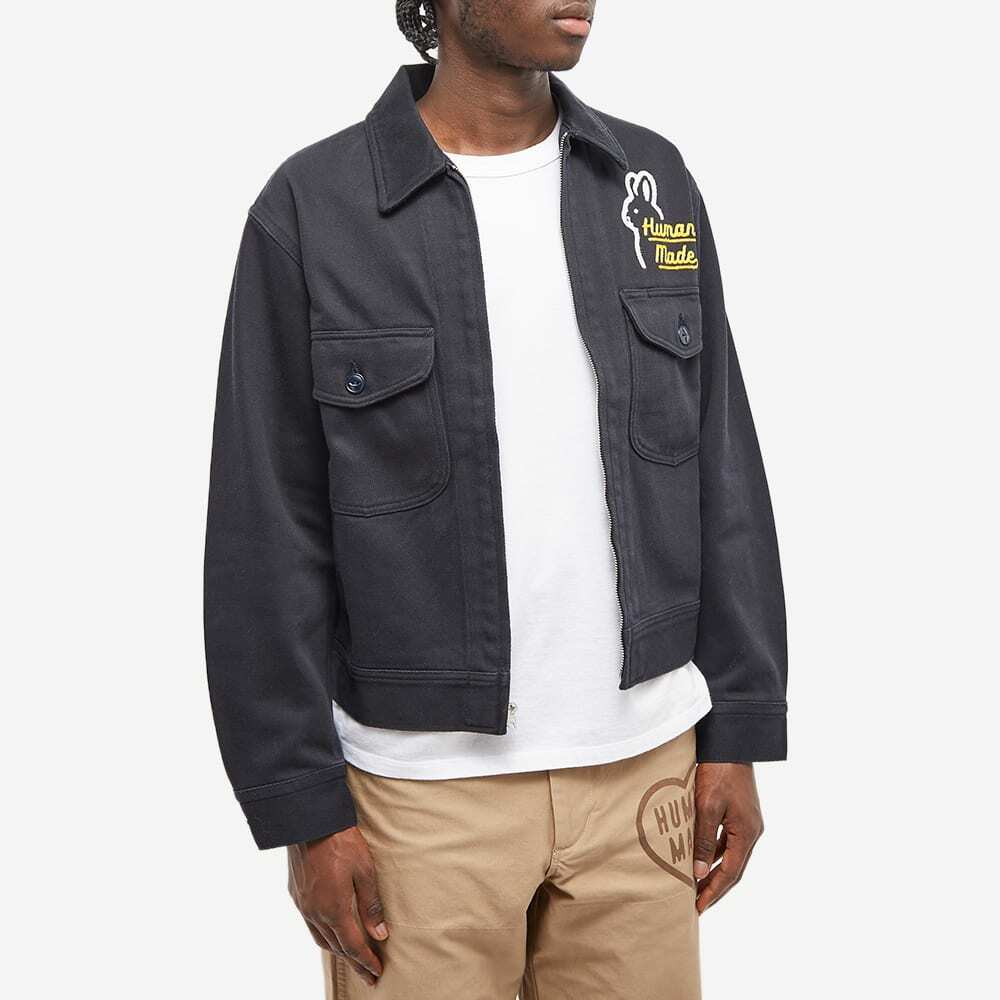 HUMAN MADE ZIP-UP WORK JACKET