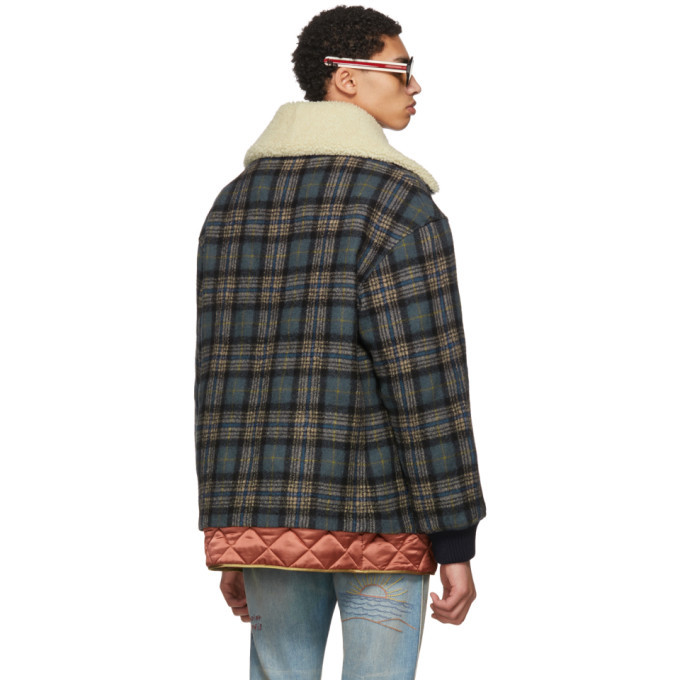 gucci plaid jacket