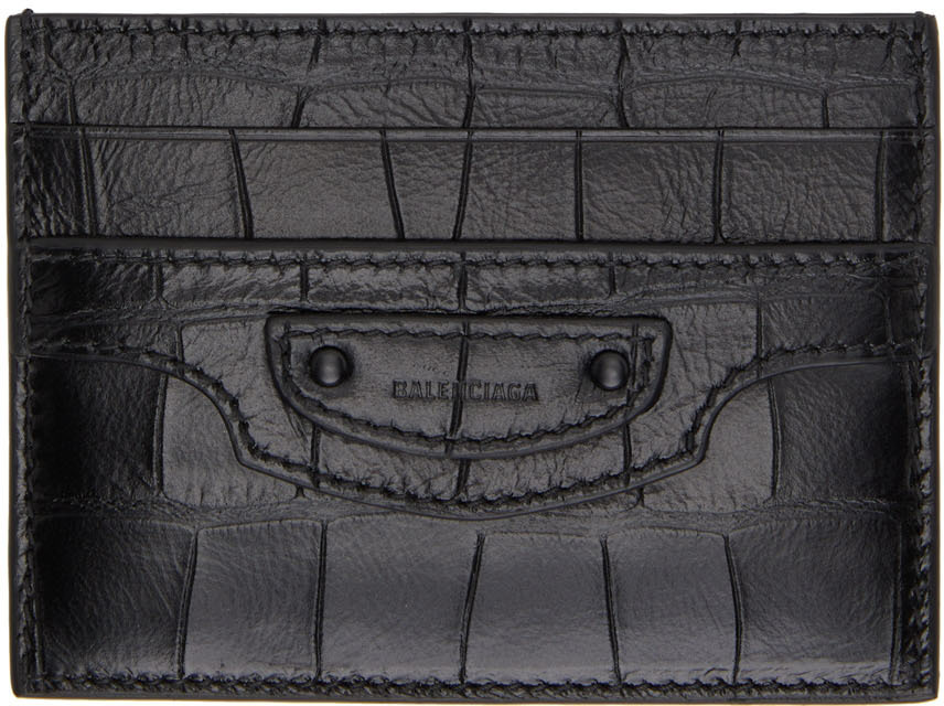 balenciaga croc card holder