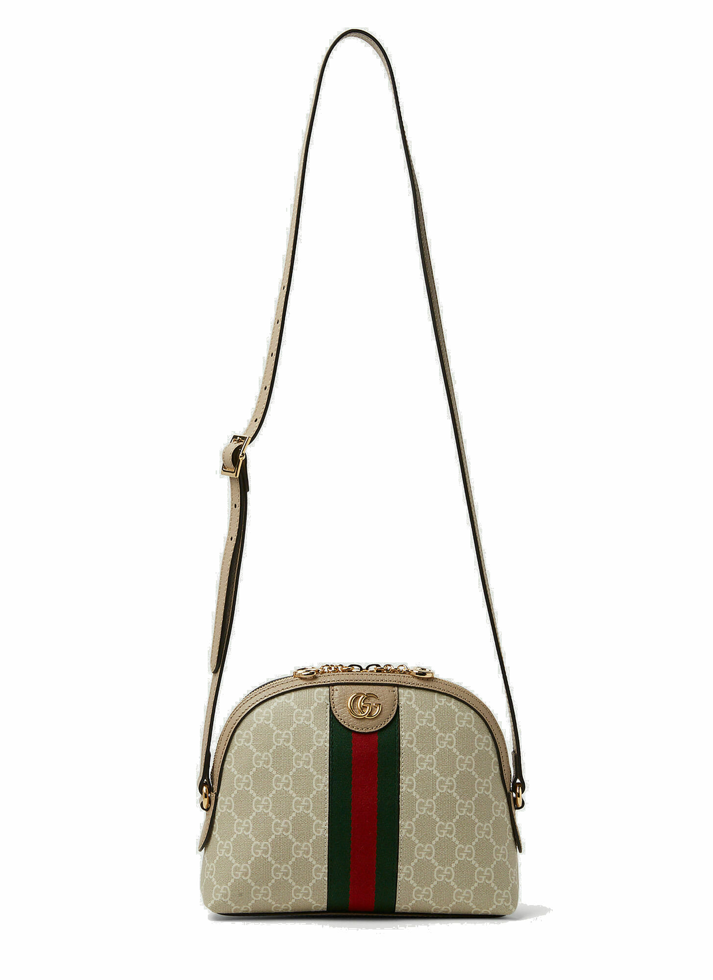 Ophidia GG Shoulder Bag in Cream Gucci