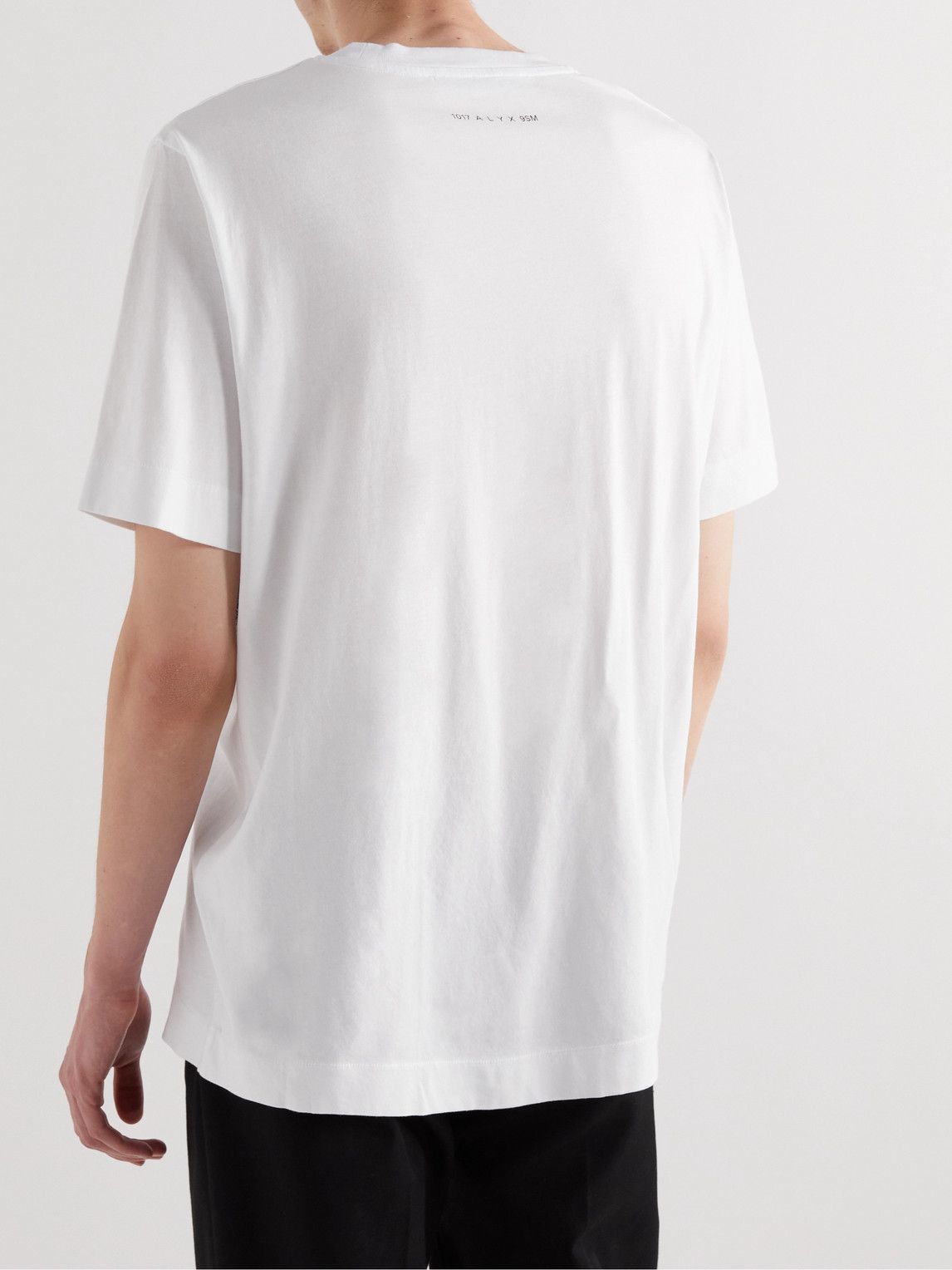 1017 ALYX 9SM - Phantom Logo-Print Cotton-Jersey T-Shirt - White