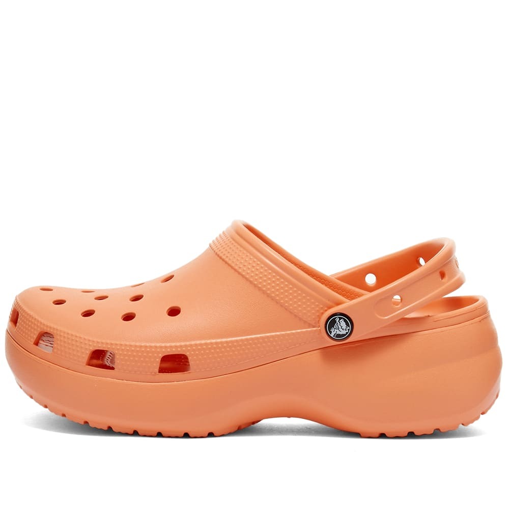 Crocs Women's Classic Platform Clog W in Papaya Crocs
