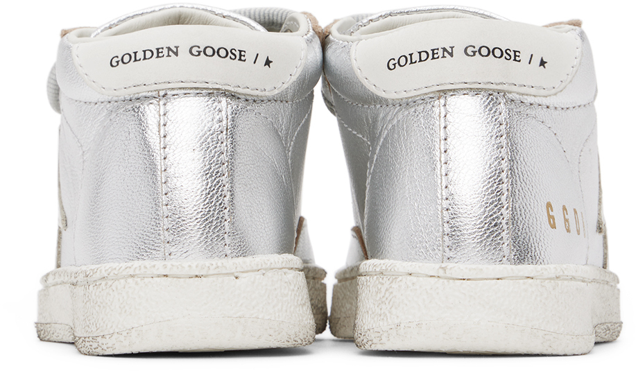 Golden Goose Baby Silver June Sneakers Golden Goose Deluxe Brand