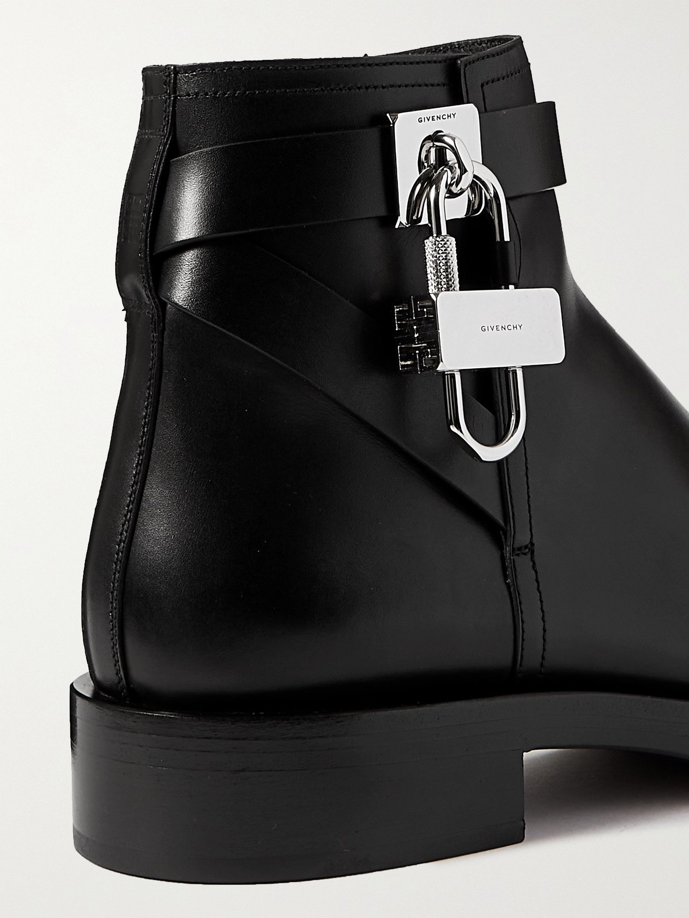 givenchy embellished leather boots