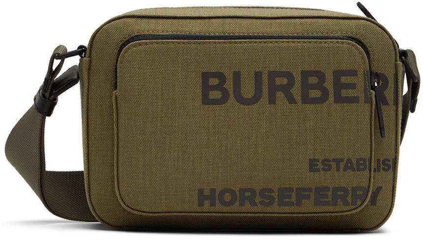 Photo: Burberry Khaki Horseferry Messenger Bag