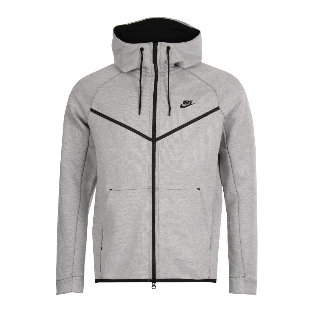 nike windrunner hoodie grey