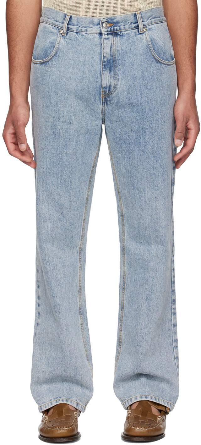 Second/Layer Blue 'El Rico' Jeans Second/Layer