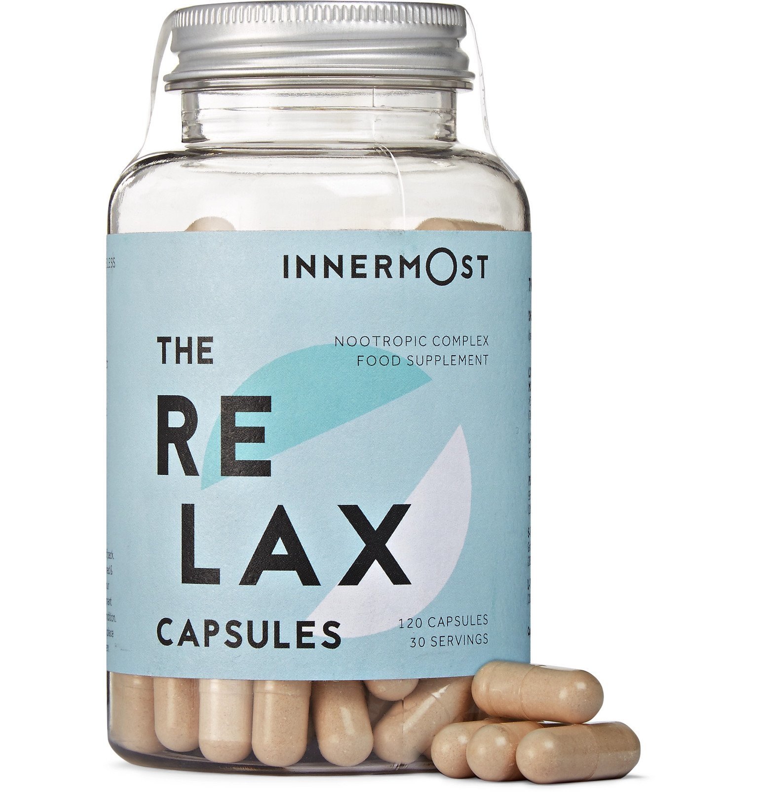 Innermost The Relax Supplement, 120 Capsules Colorless Innermost