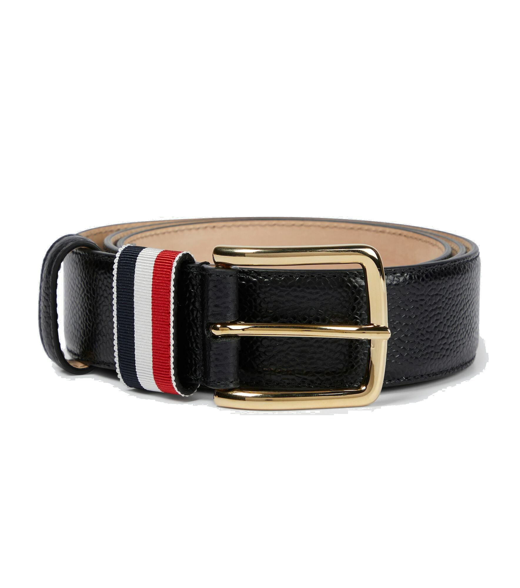 Thom Browne Navy Hector and Kitty D-Ring Belt Thom Browne