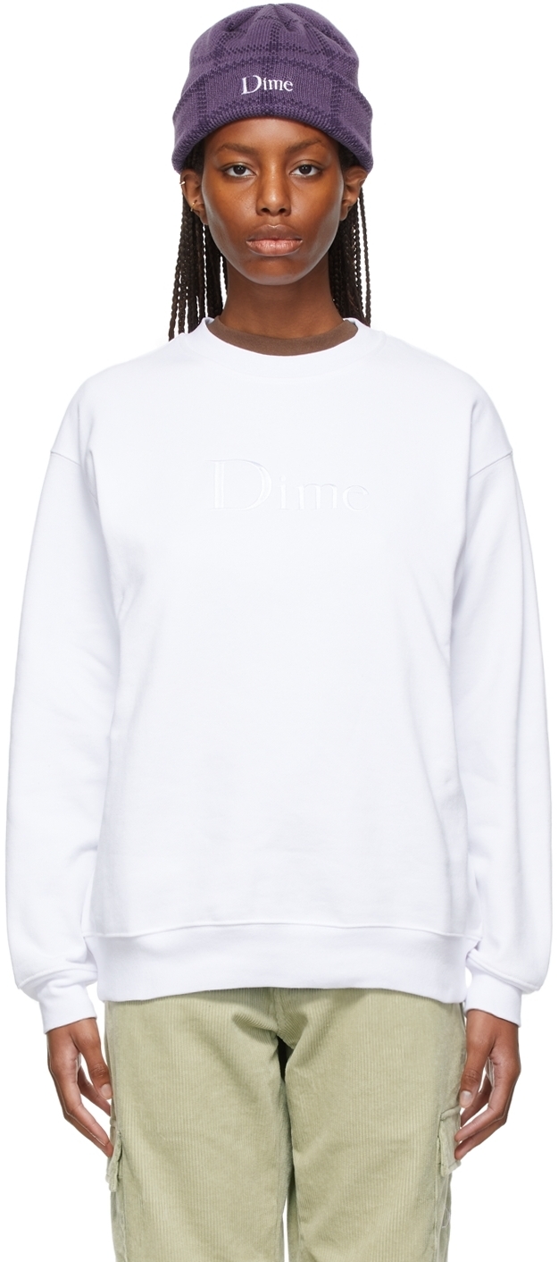 Dime Logo Embroidered Sweatshirt Dime