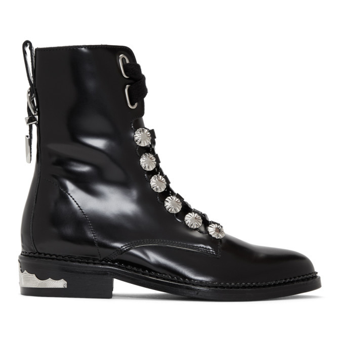 Black Studded Lace Up Boots Sale, 50% OFF | www.simbolics.cat