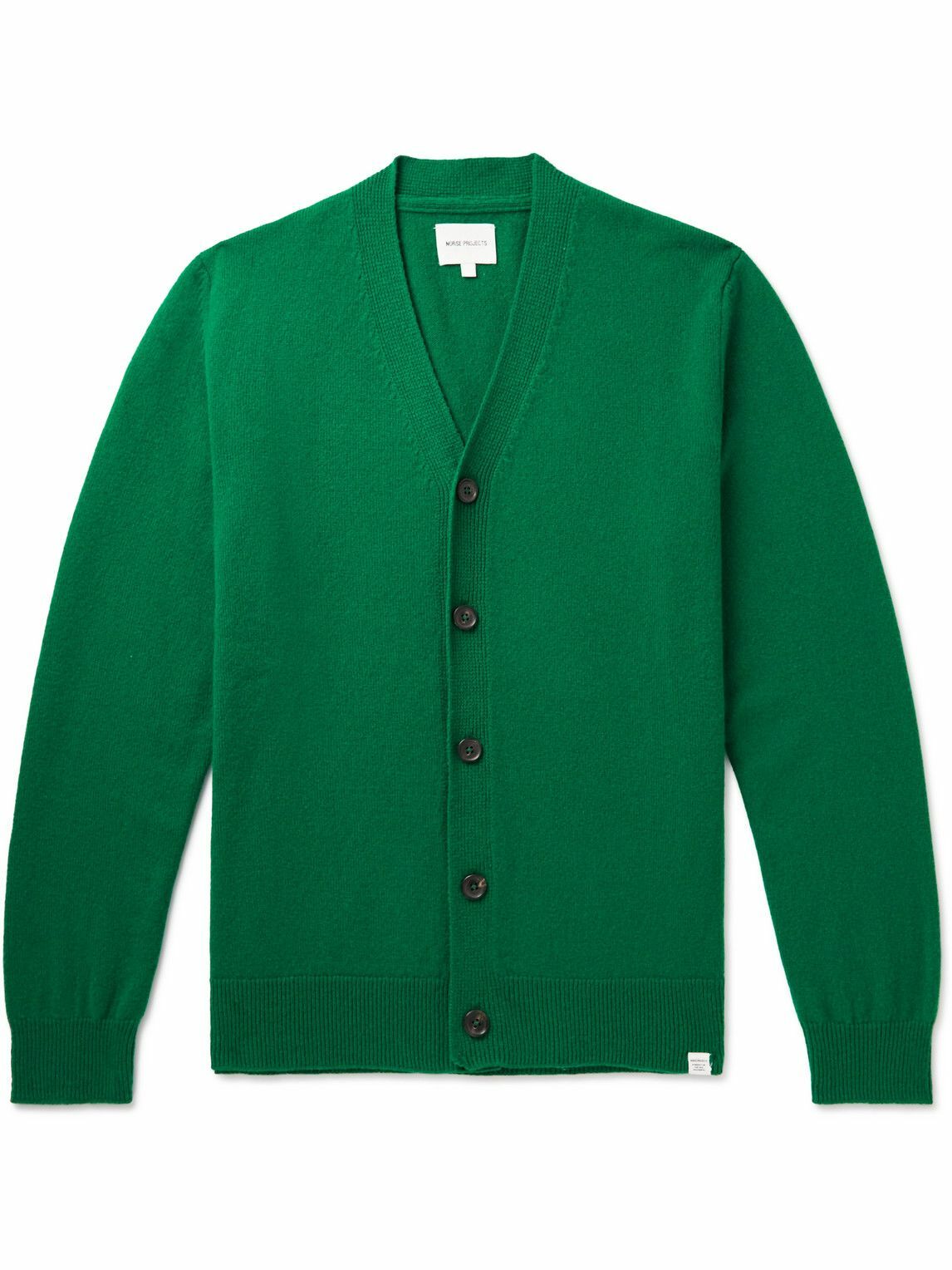 Norse Projects - Adam Wool Cardigan - Green Norse Projects