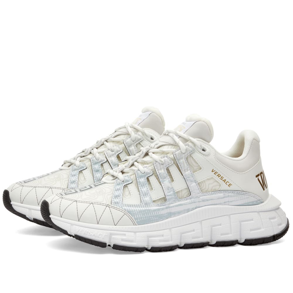 Versace Women's Greca Sneakers in White Versace