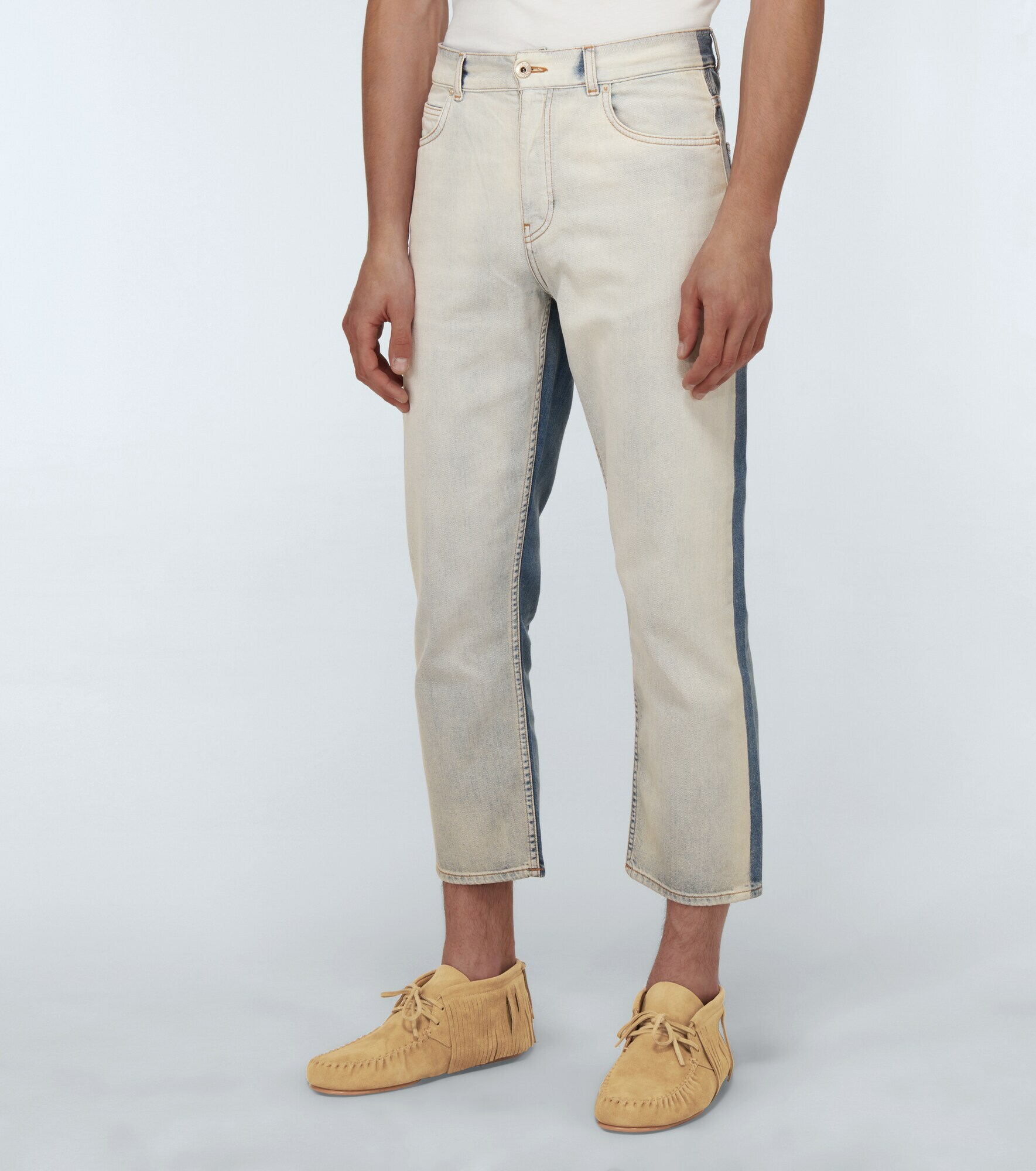 Loewe - Paula's Ibiza cropped denim pants Loewe