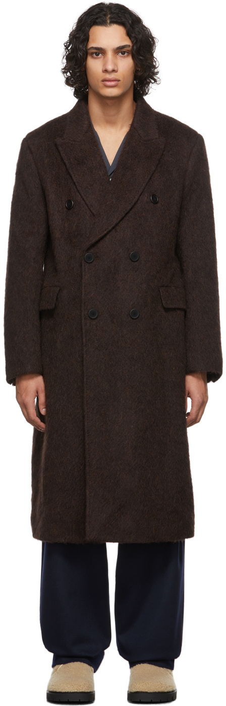 Our Legacy Brown Alpaca & Mohair Whale Coat Our Legacy