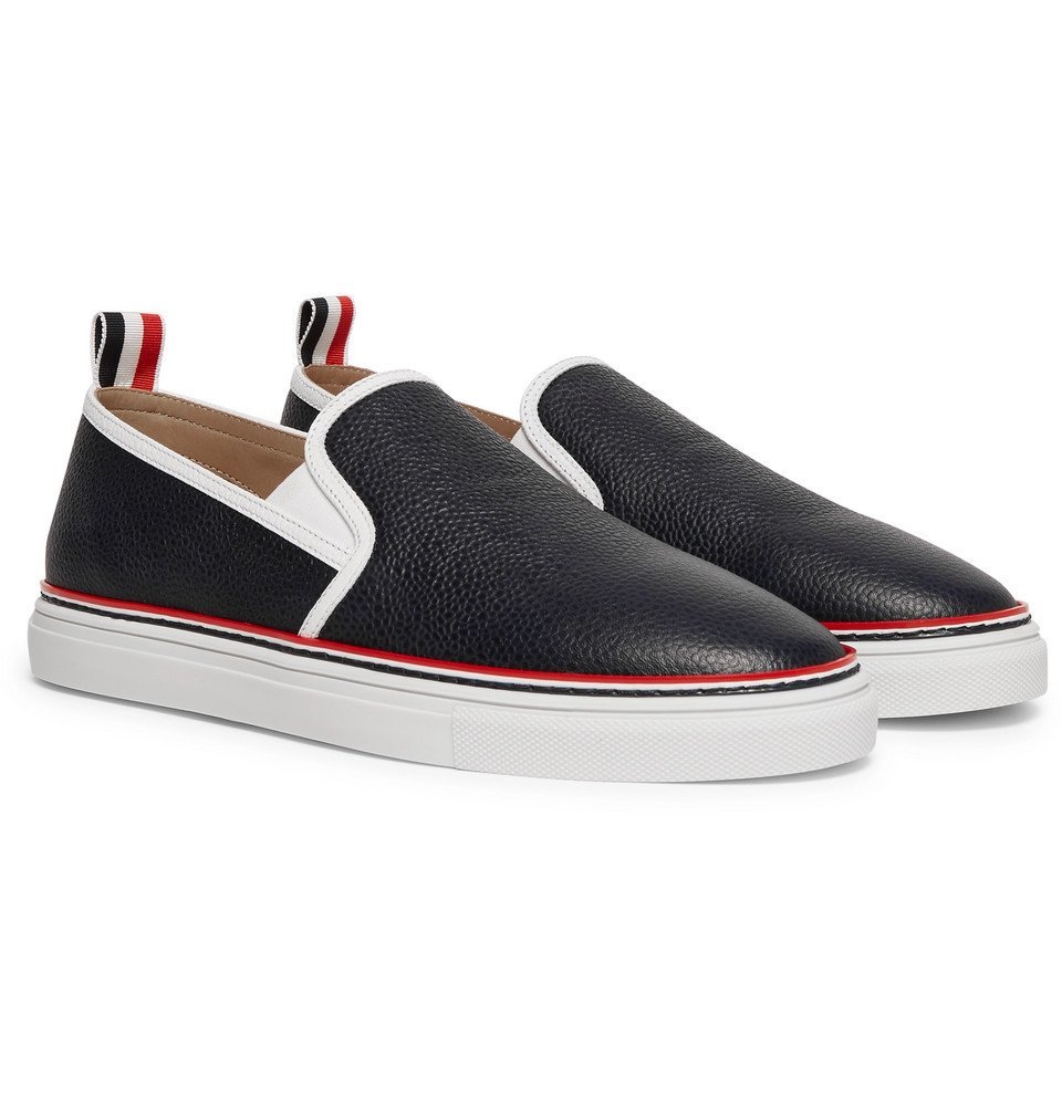 thom browne slip on sneakers