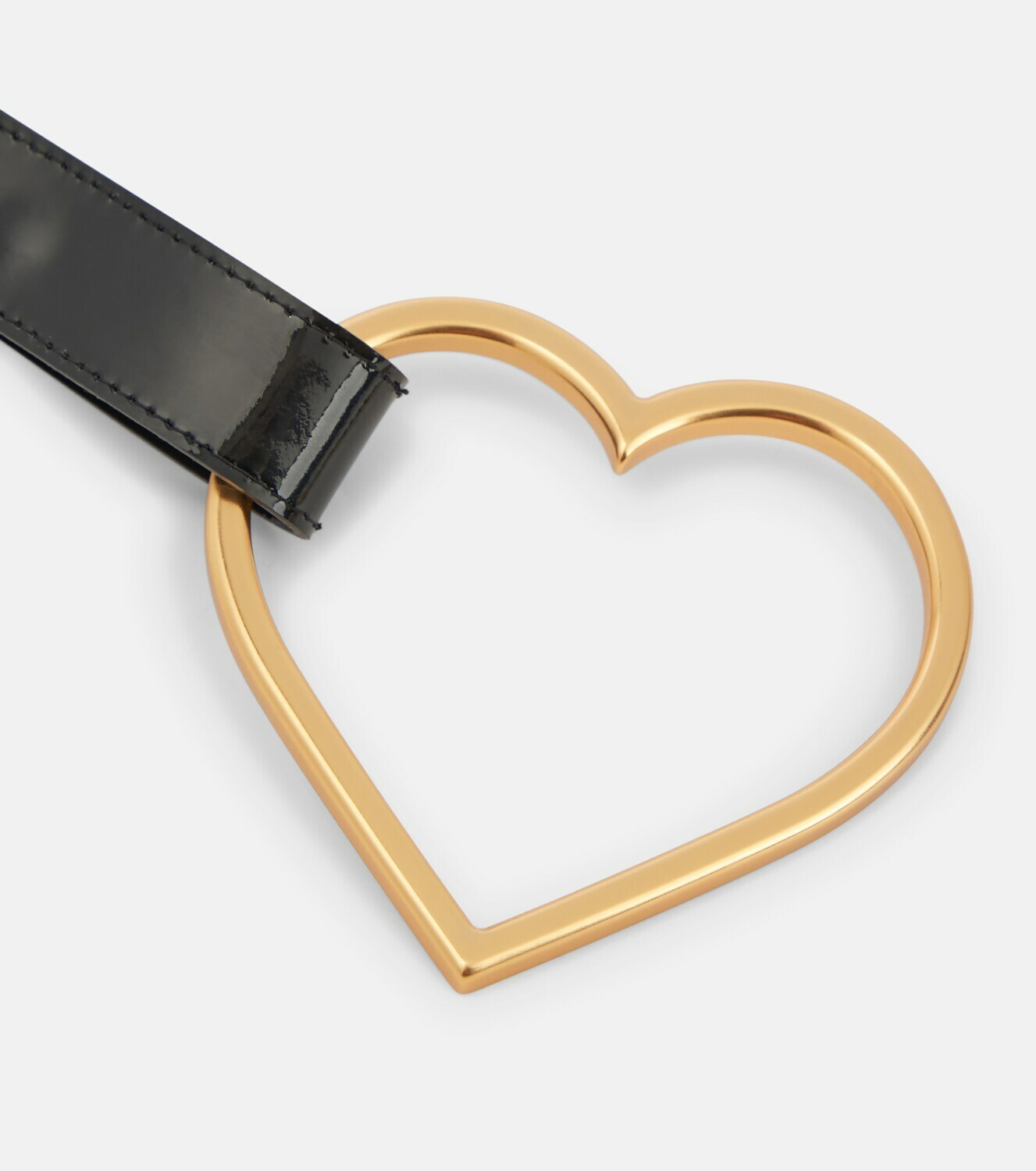 Blumarine Heart patent leather belt Blumarine