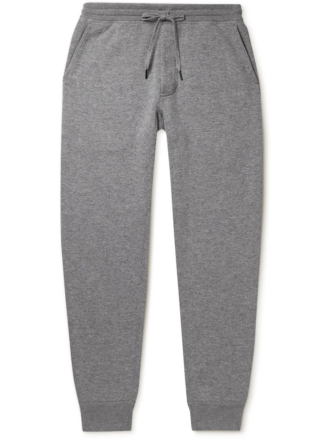 TOM FORD - Tapered Cashmere-Blend Sweatpants - Gray TOM FORD