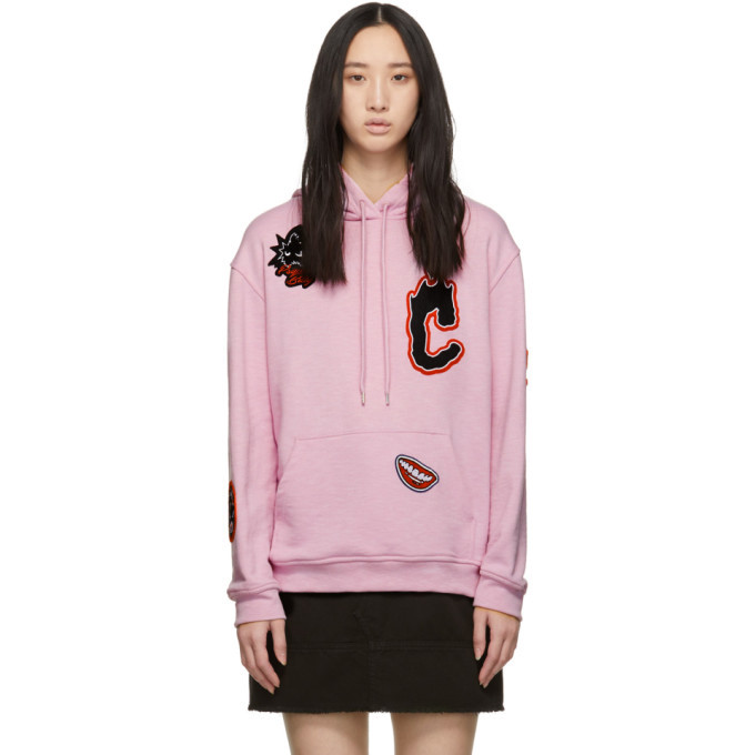 alexander mcqueen pink hoodie