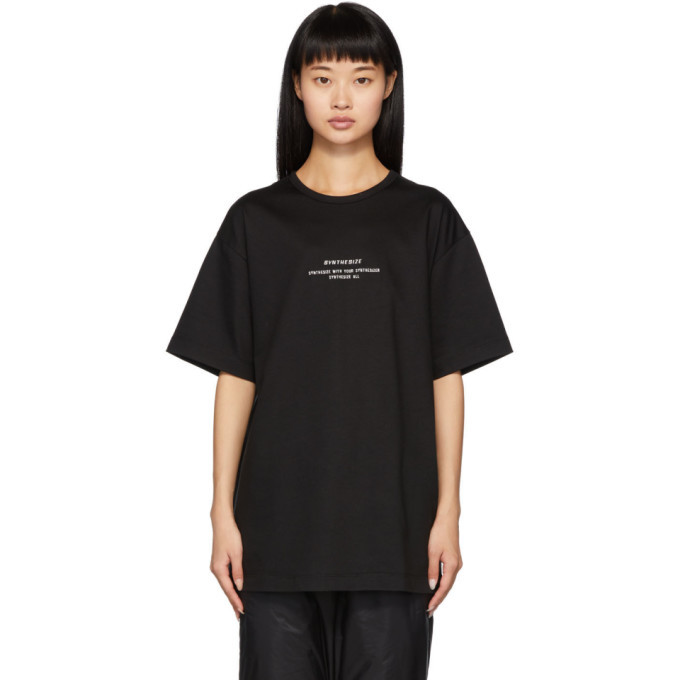 Juun.J Black Synthesize T-Shirt Juun.J