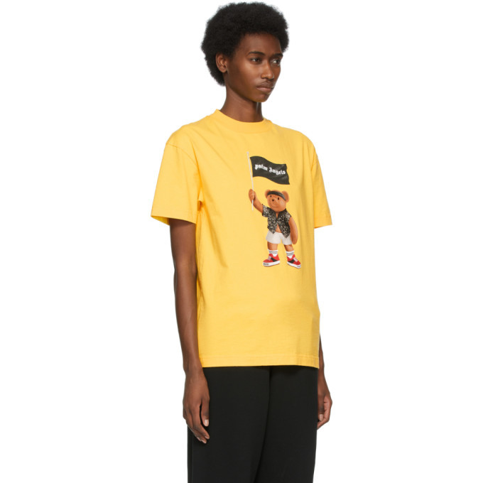 Palm Angels Yellow Pirate Bear T-Shirt 