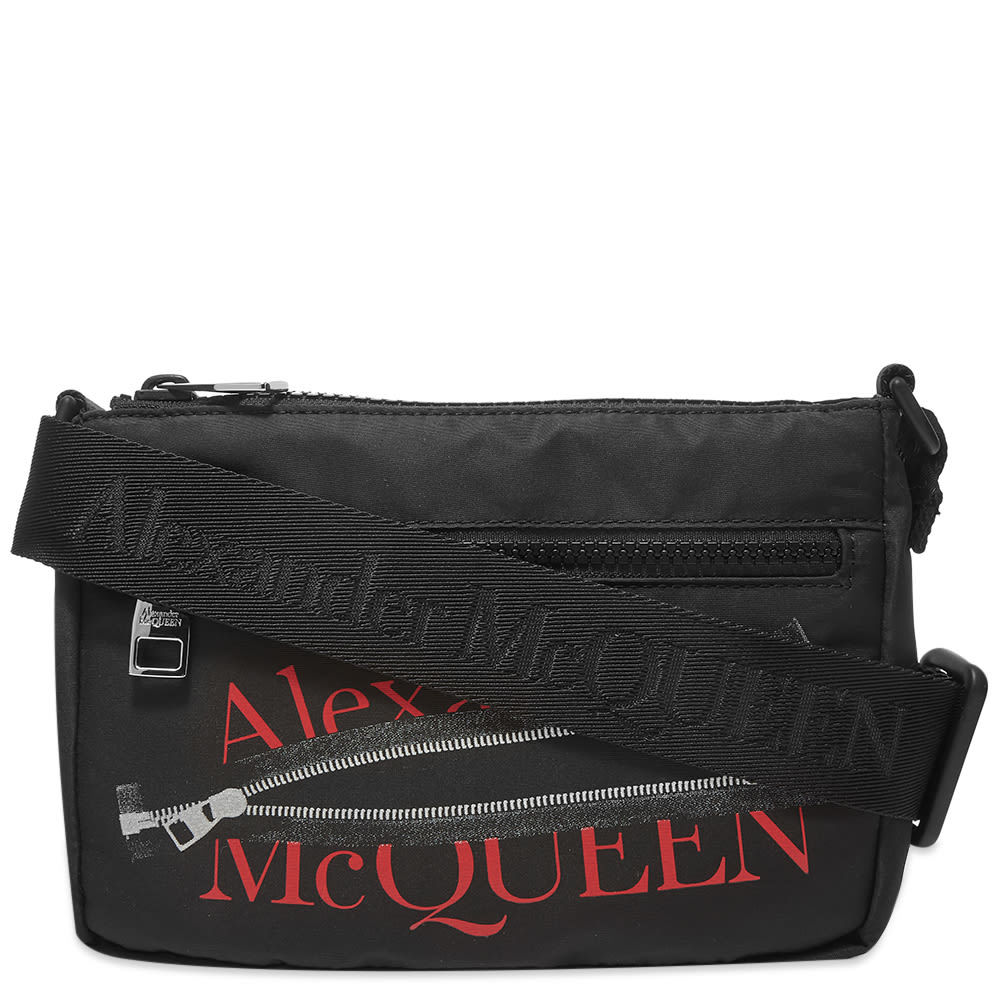 Alexander McQueen Zipped Logo Phone Bag Alexander McQueen