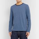 Oliver Spencer - Serra Striped Organic Cotton-Jersey T-Shirt - Navy