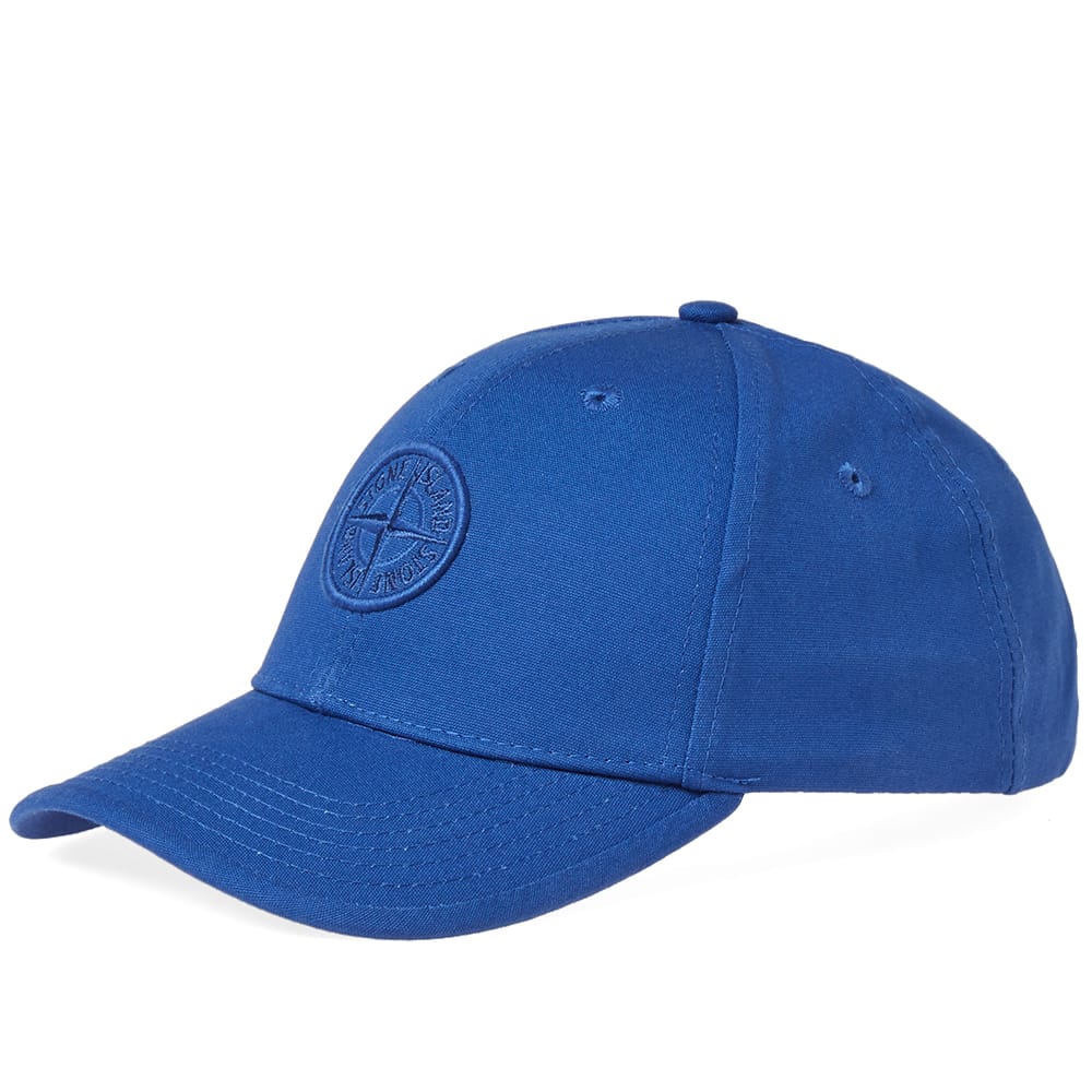 Stone Island Junior Logo Baseball Cap Blue Stone Island