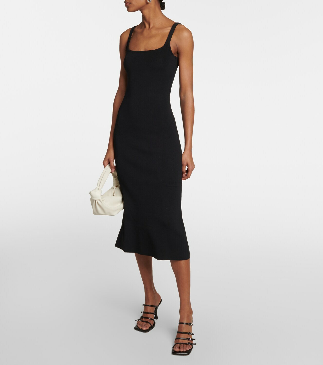 Staud - Paityn ribbed-knit midi dress Staud