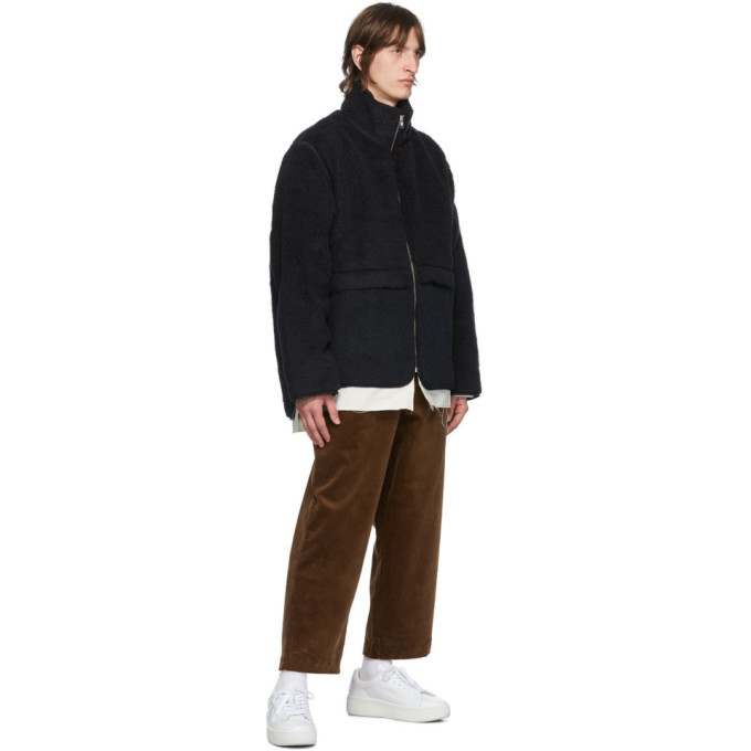 Camiel Fortgens Navy Sheep Jacket Camiel Fortgens