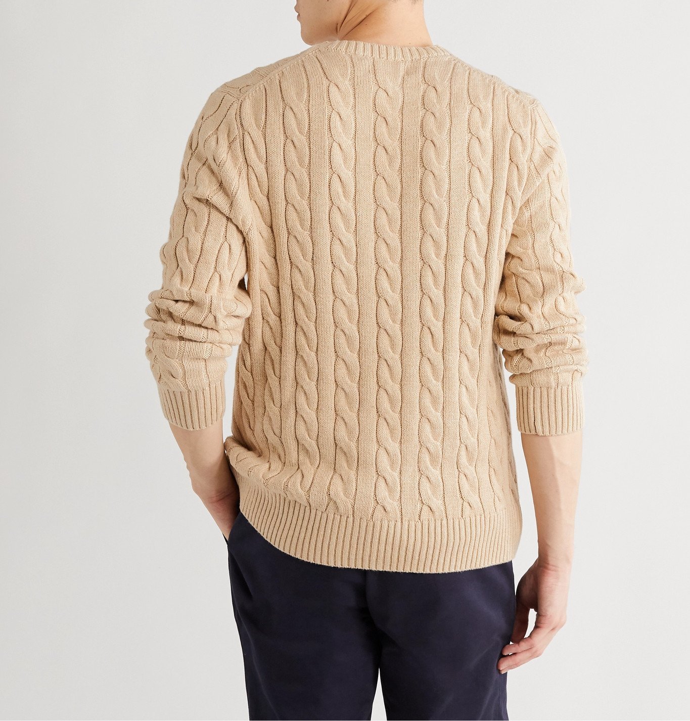 Polo Ralph Lauren - Cable-Knit Cotton Sweater - Neutrals Polo Ralph Lauren