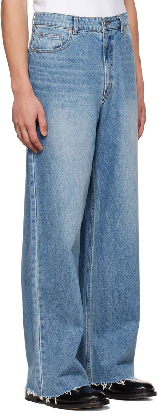 Recto Blue Low Rise Jeans Recto