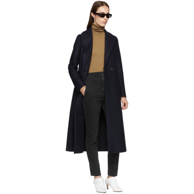 navy duster jacket