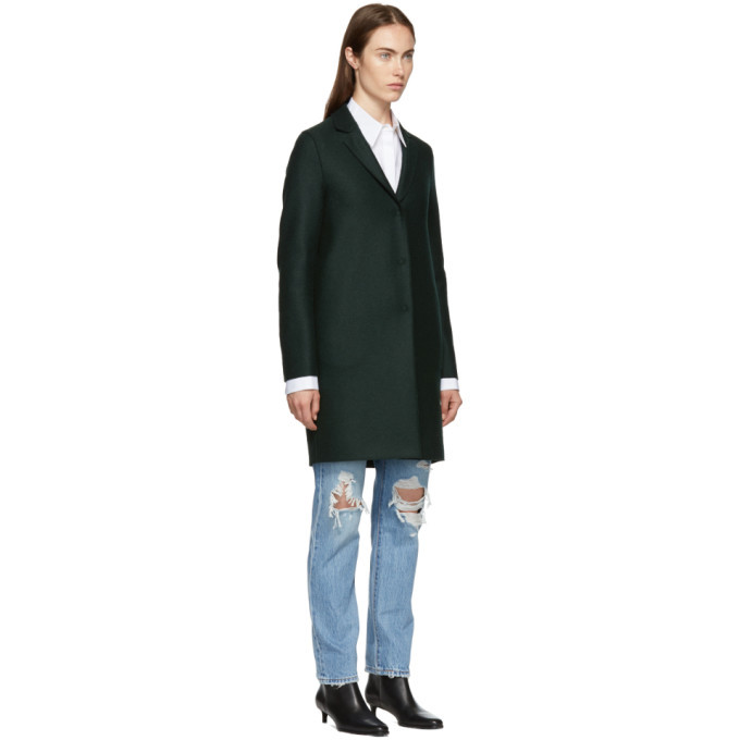 harris wharf green coat