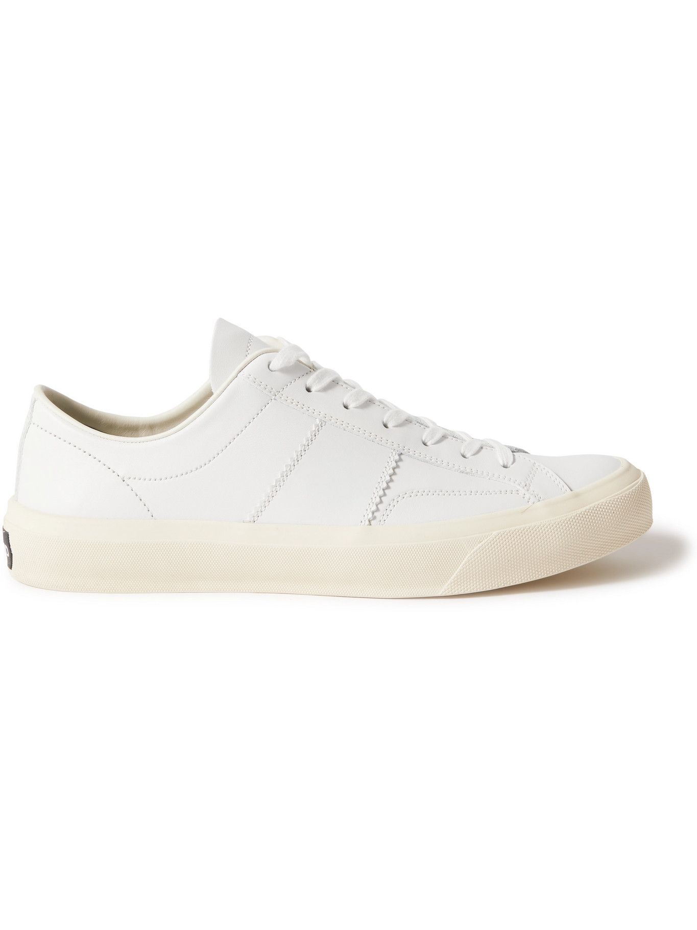 TOM FORD - Cambridge Leather Sneakers - White TOM FORD