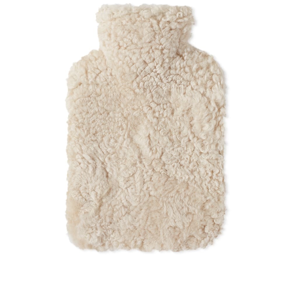 Photo: Natures Collection Short Curly Wool Hot Water Bottle
