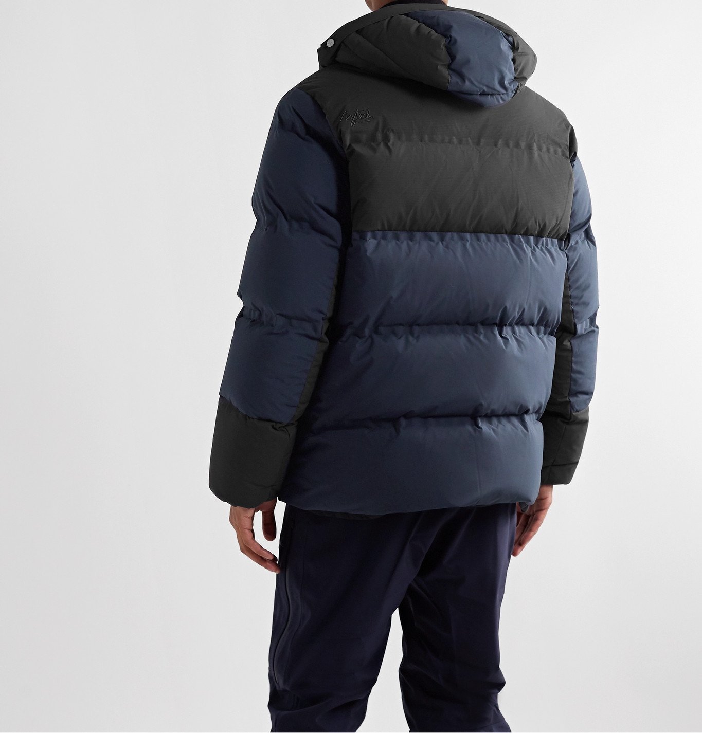 Aztech Mountain - Durant Panelled Quilted Ripstop Hooded Down Ski ...