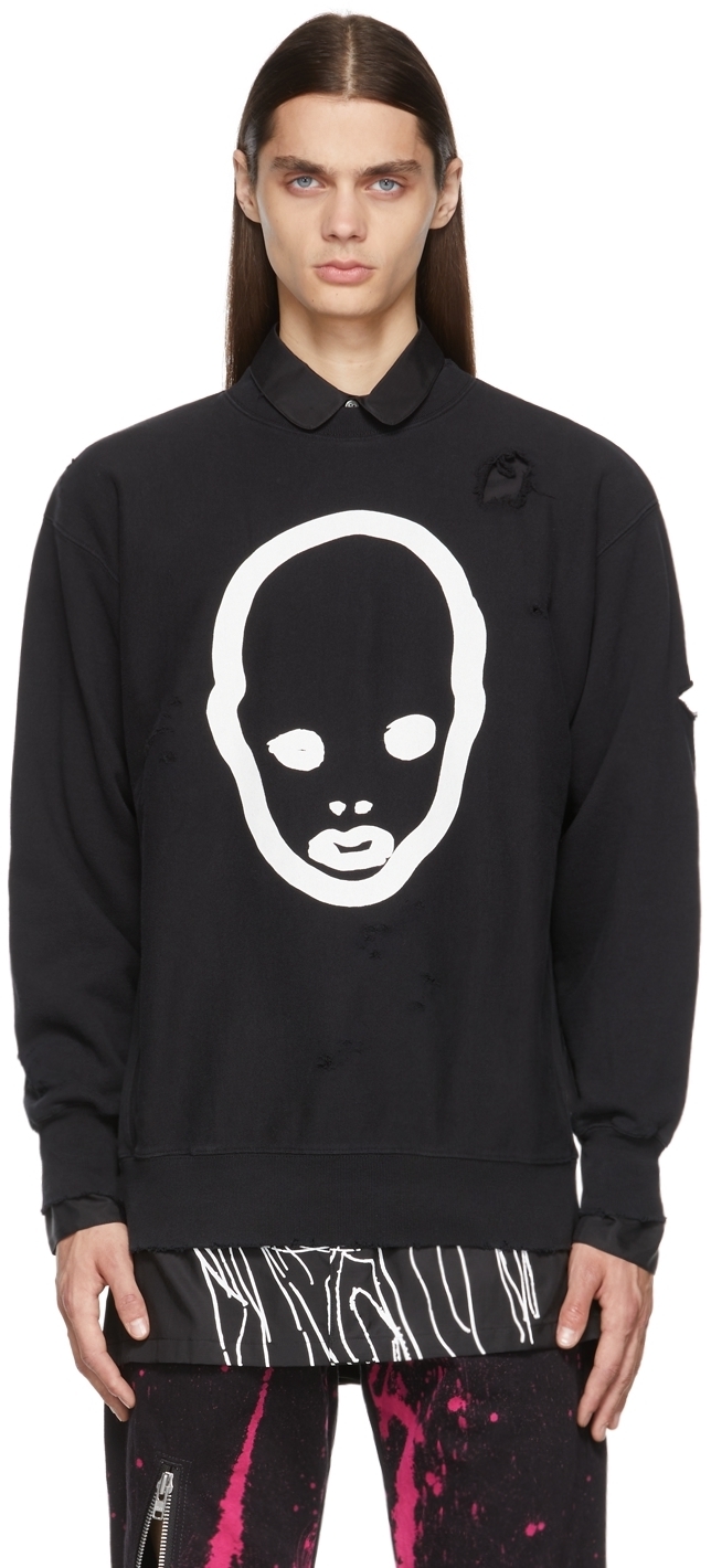 KIDILL Black Cool Into Ghoul Sweatshirt Kidill