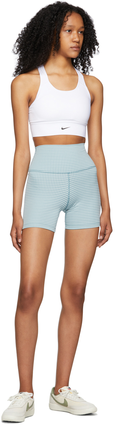 nike yoga women's gingham shorts