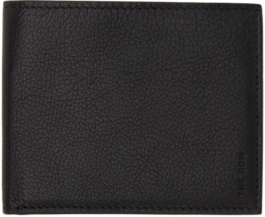 The Row Black Classic Wallet The Row