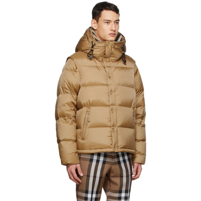 Burberry Beige Down Lockwell Jacket Burberry