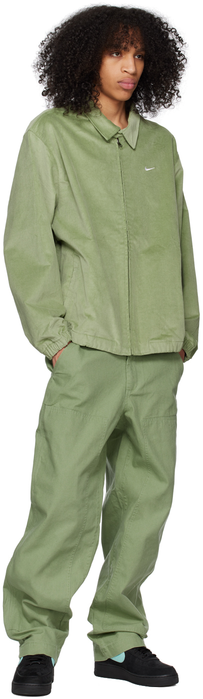 mens nike green jacket