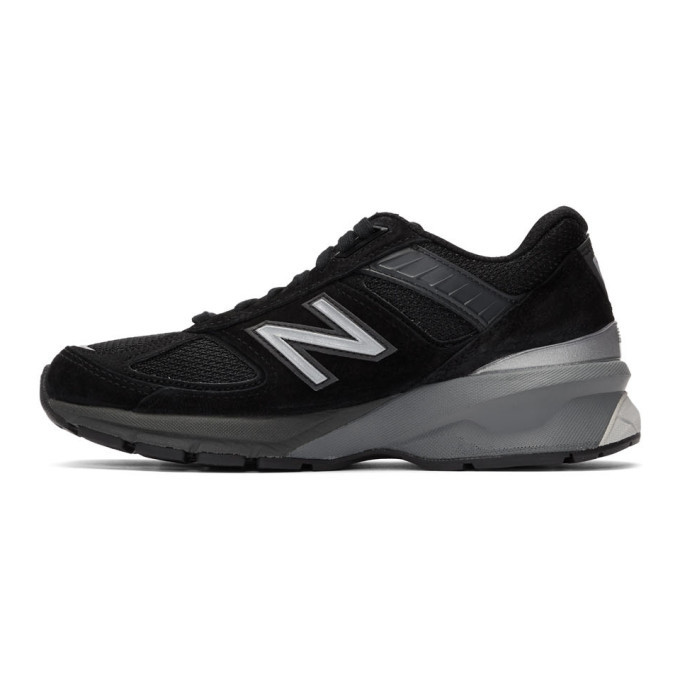 New Balance Black and Grey Made In US 990v5 Sneakers