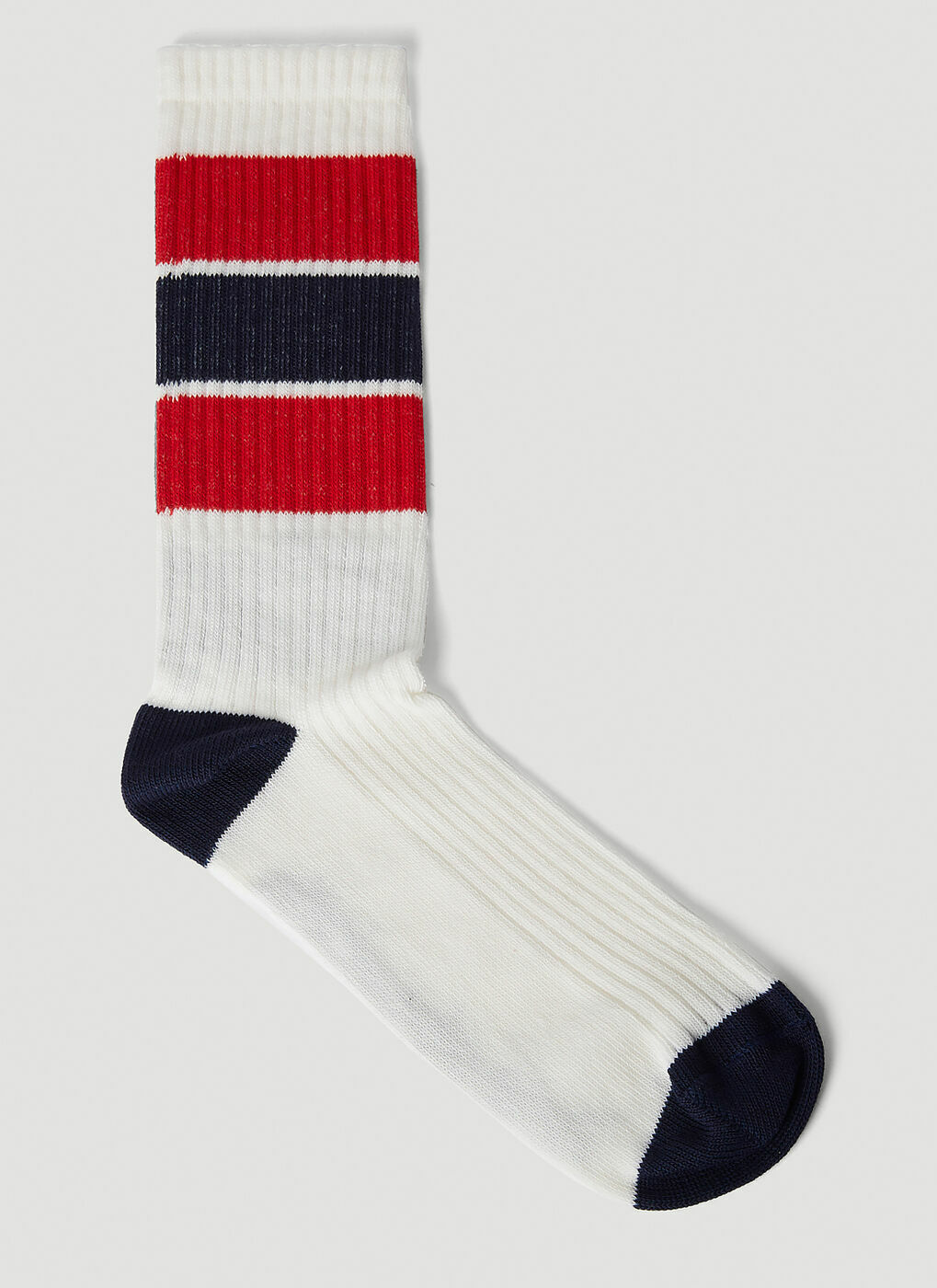 Meryll Rogge - Logo Striped Socks in White Meryll Rogge