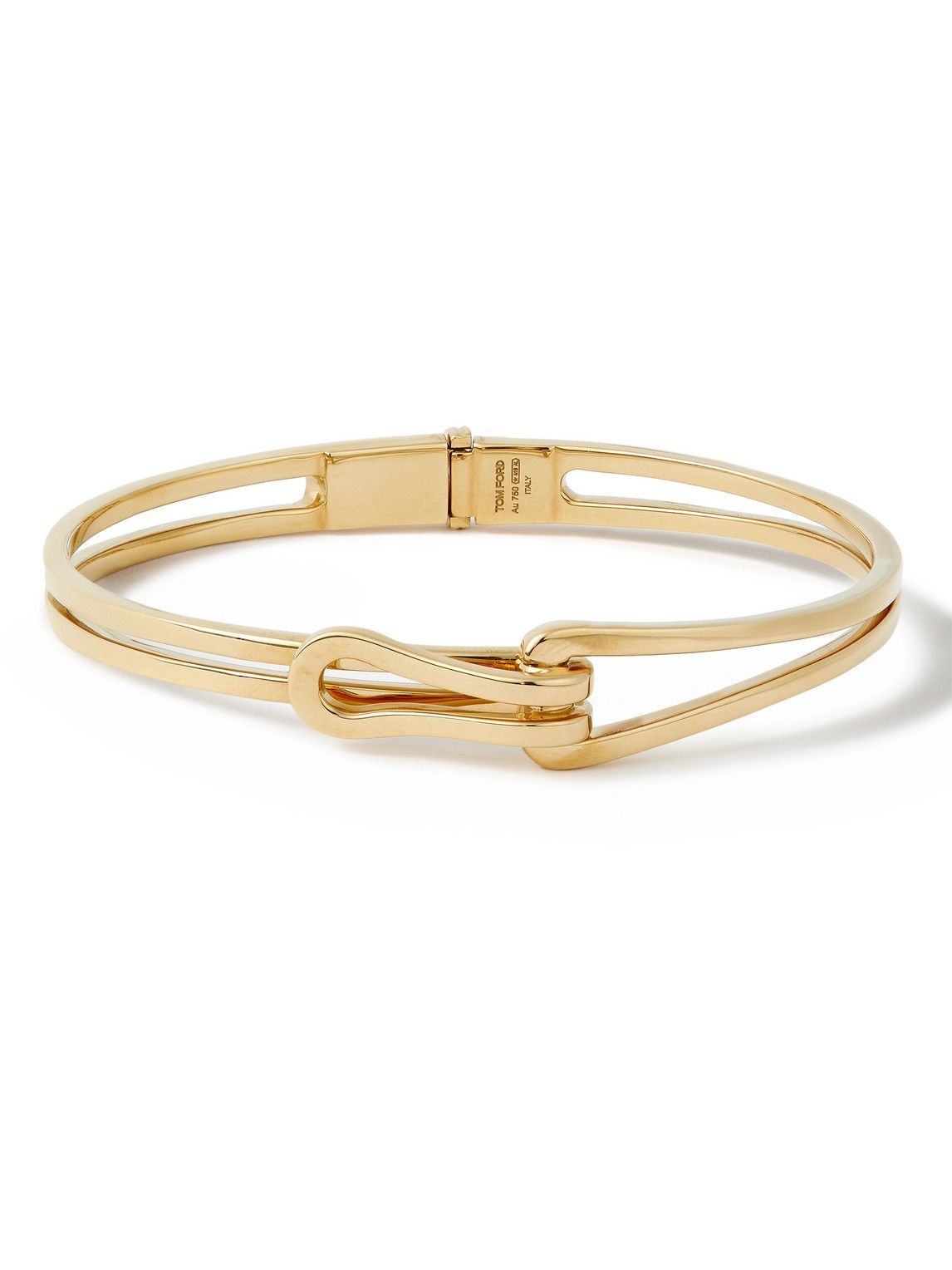 TOM FORD - Interlocked 18-Karat Gold Cuff - Gold TOM FORD