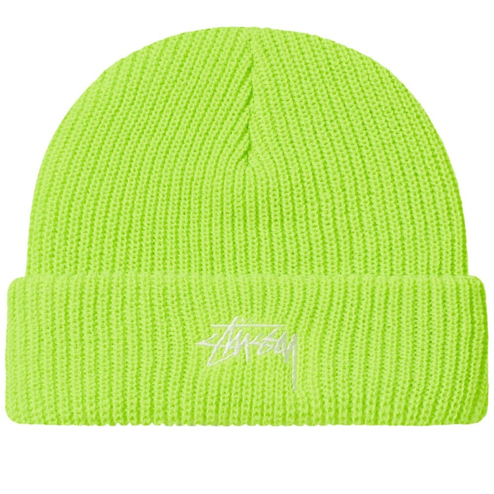 stussy green beanie