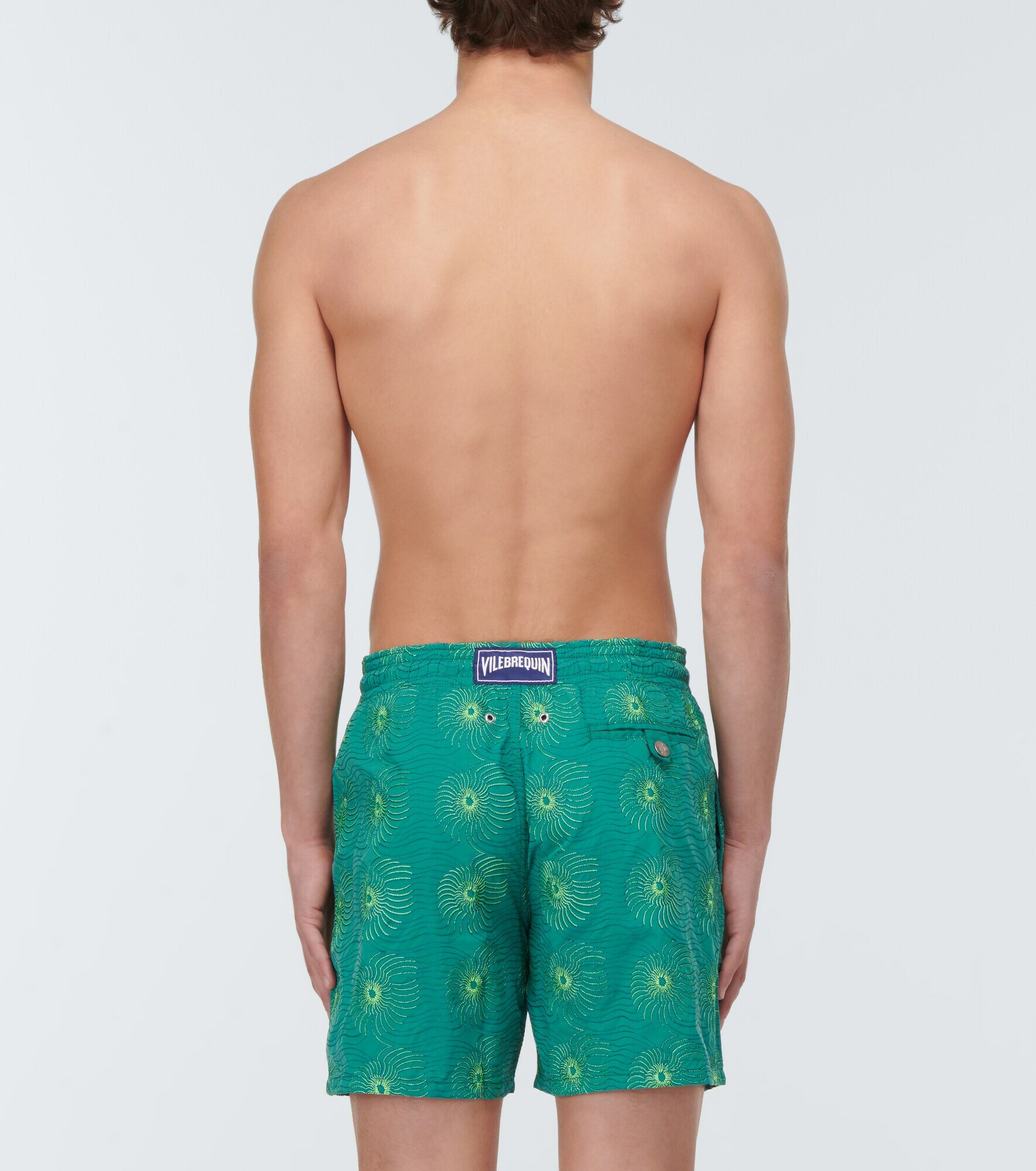 Vilebrequin Mistral embroidered swim trunks Vilebrequin