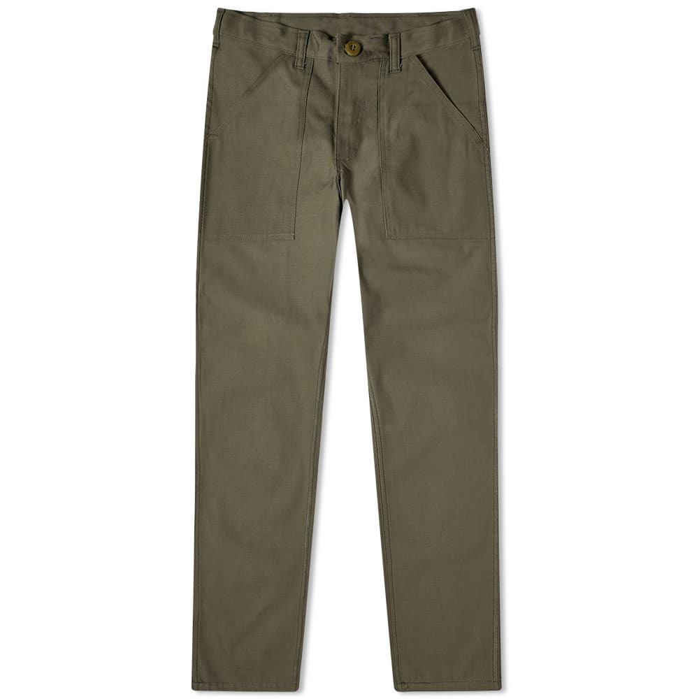 Stan Ray Men's Taper Fit 4 Pocket Fatigue Pant in Olive Ripstop Stan Ray